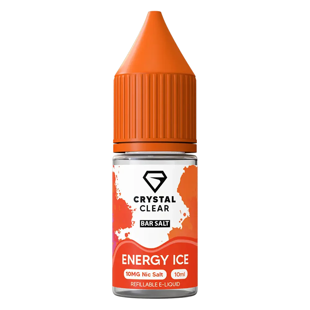 Crystal Clear Energy Ice  Nic Salt Vape juice 10ml