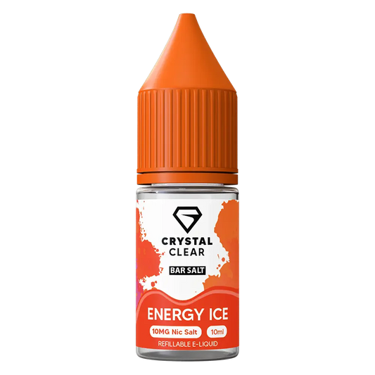 Crystal Clear Energy Ice  Nic Salt Vape juice 10ml