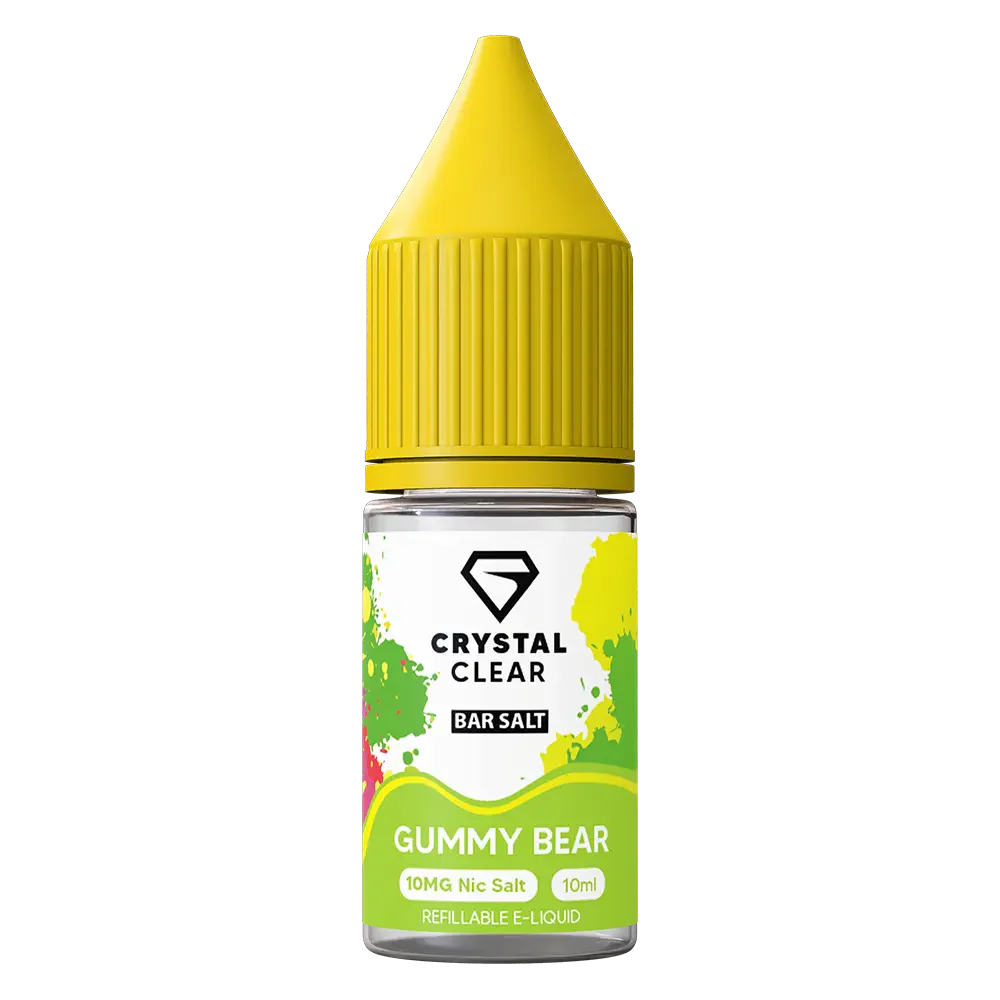 Crystal Clear Gummy Bear Nic Salt Vape juice 10ml