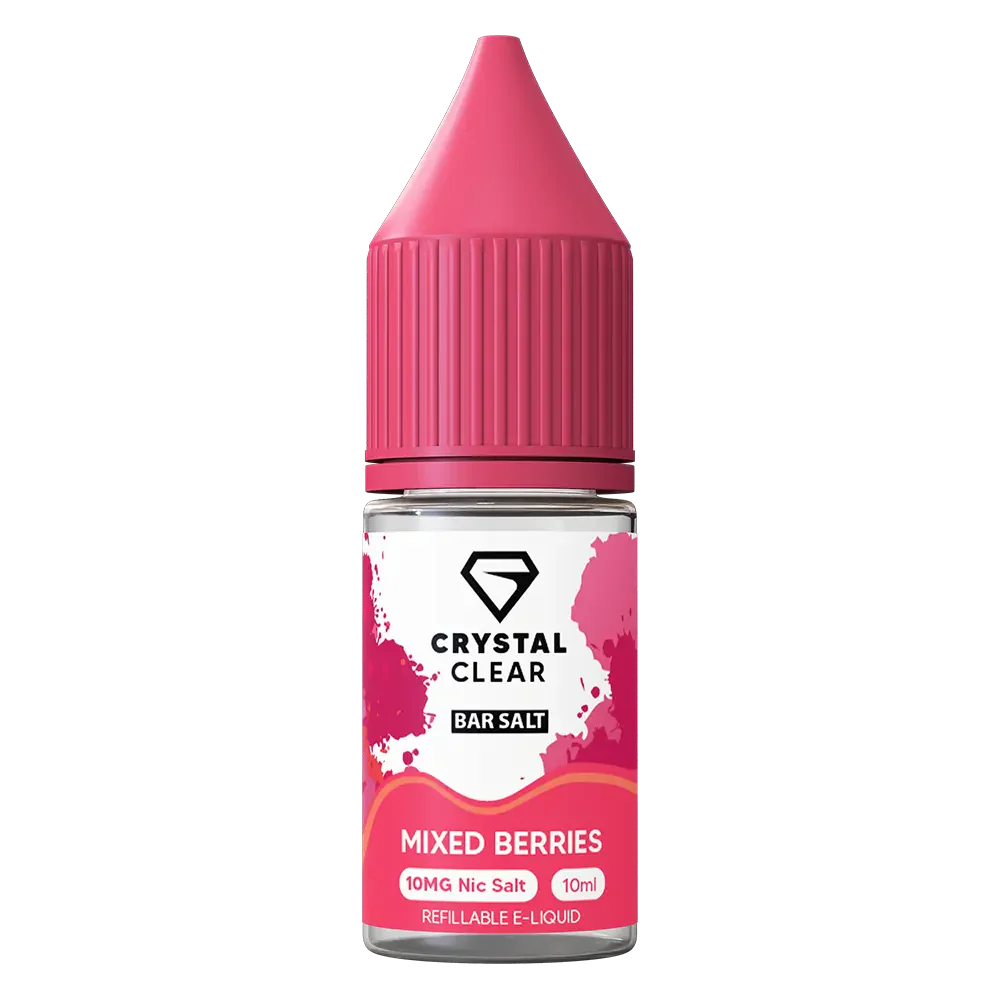 Crystal Clear Mixed Berries Nic Salt Vape juice 10ml