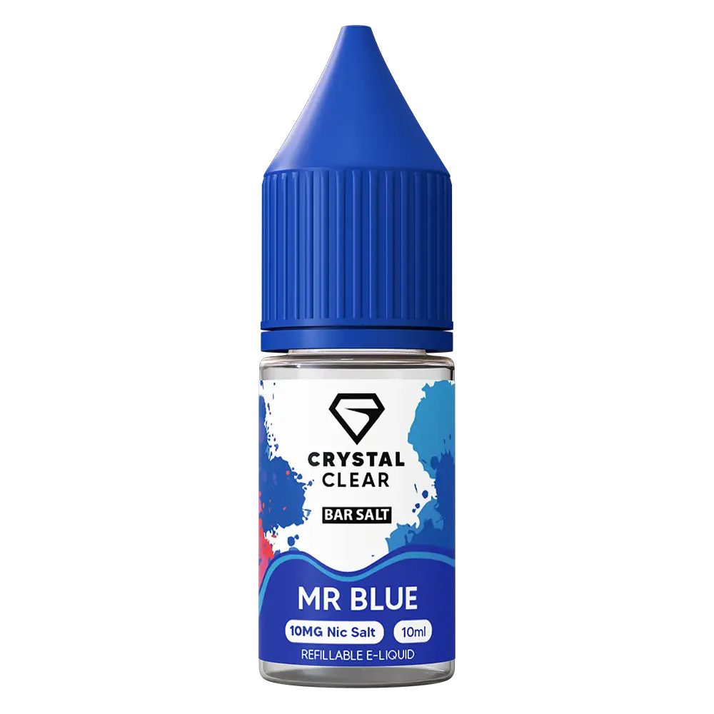 Crystal Clear Mr Blue Nic Salt Vape juice 10ml