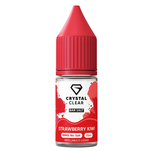 Crystal Clear Strawberry Kiwi  Nic Salt Vape juice 10ml