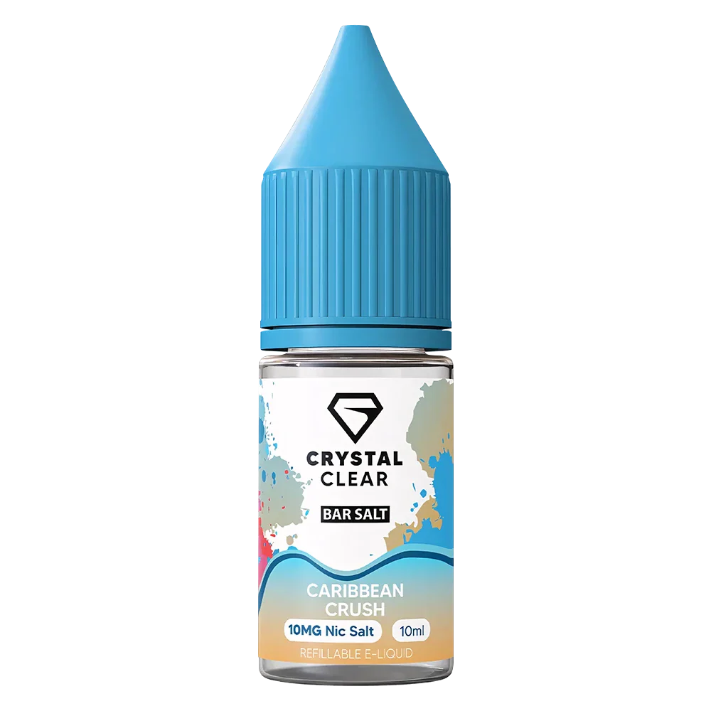 Crystal Clear Caribbean Crush  Nic Salt Vape juice 10ml