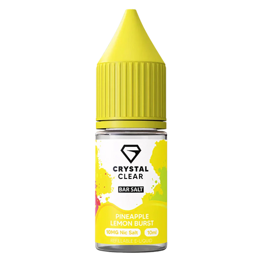 Crystal Clear Pineapple Lemon Burst  Nic Salt Vape juice 10ml