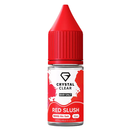 Crystal Clear Red Slush  Nic Salt Vape juice 10ml