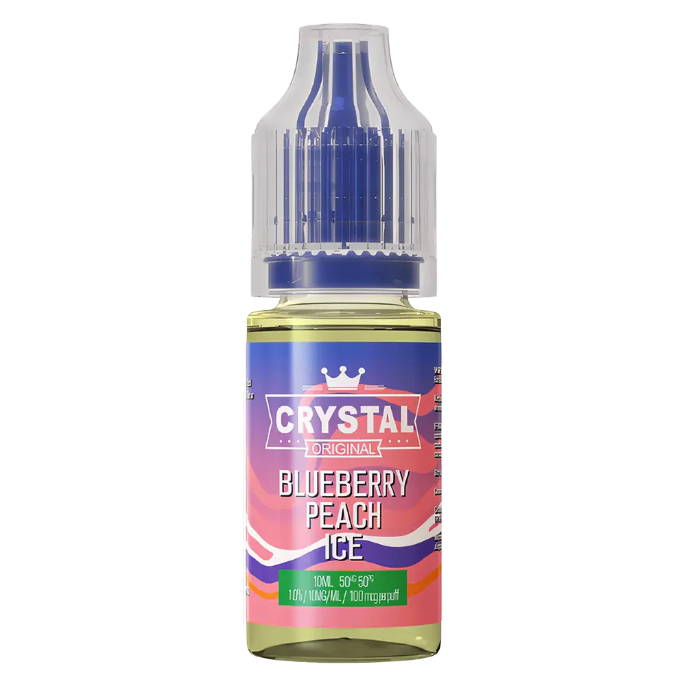 SKE Crystal Blueberry Peach Ice Nic Salt Vape juice