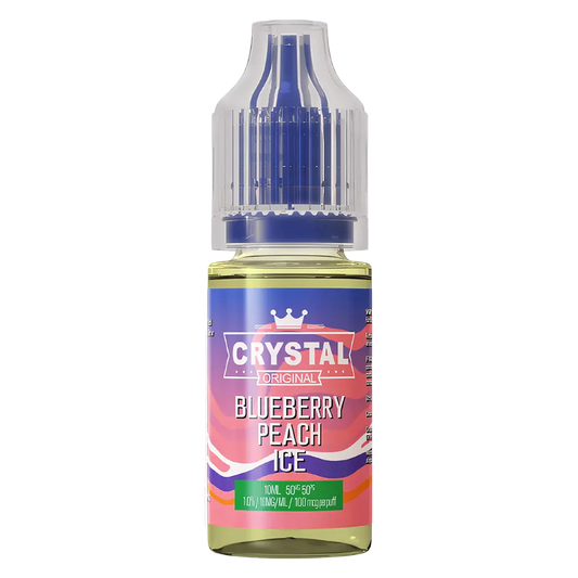 SKE Crystal Blueberry Peach Ice Nic Salt Vape juice