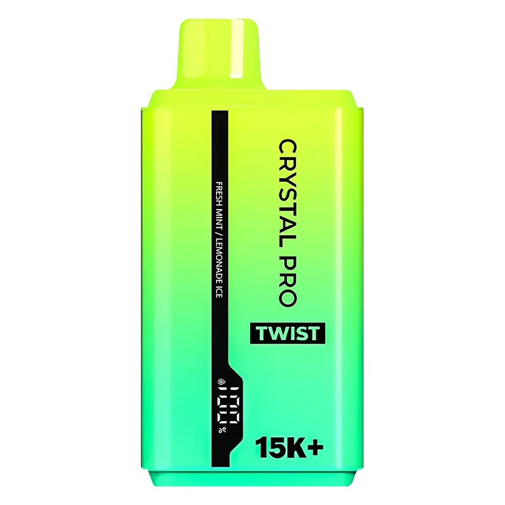 Crystal Pro Twist 15000 Fresh Mint / Lemonade Ice Disposable Vape