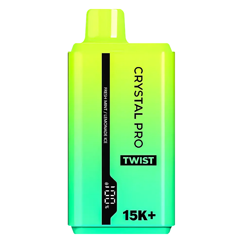Crystal Pro Twist 15000 Fresh Mint/Lemonade Ice