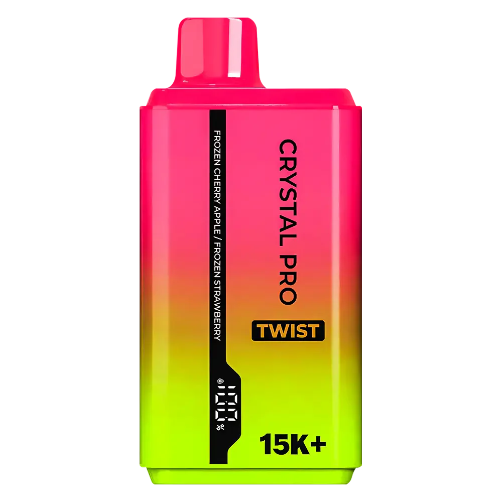 Crystal Pro Twist 15000 Frozen Cherry Apple / Frozen Strawberry Disposable Vape