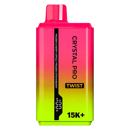 Crystal Pro Twist 15000 Frozen Cherry Apple / Frozen Strawberry Disposable Vape