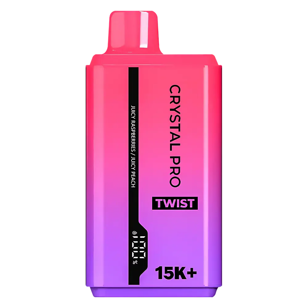 Crystal Pro Twist 15000 Juicy Raspberries/Juicy Peach