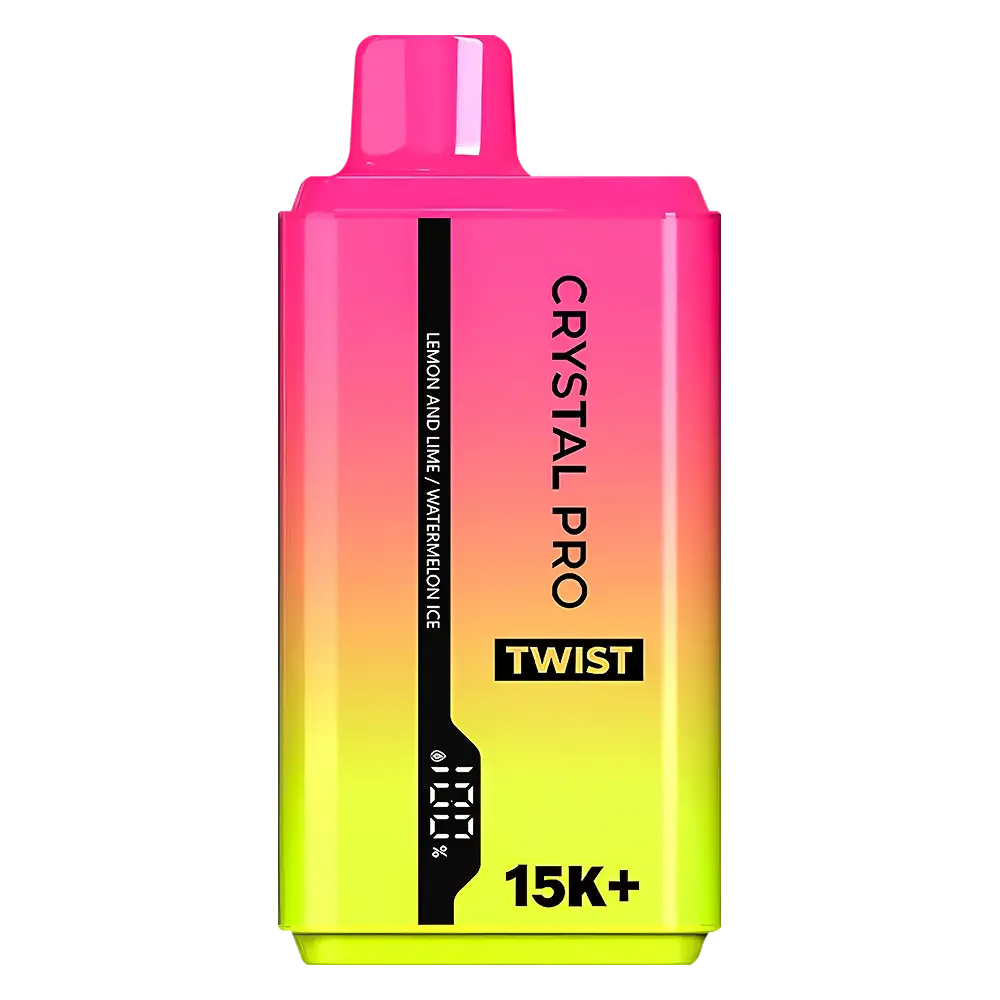 Crystal Pro Twist 15000 Lemon Lime / Watermelon Ice Disposable Vape