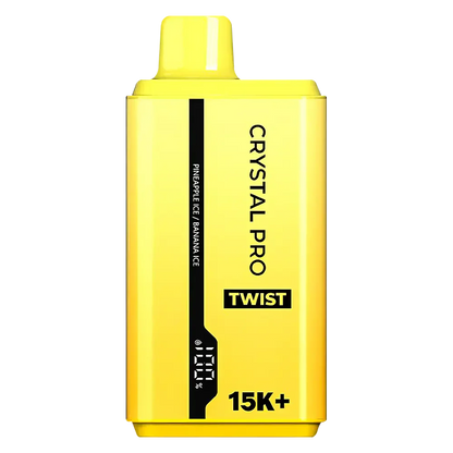 Crystal Pro Twist 15000 Pineapple Ice/Banana Ice