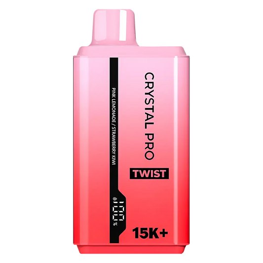 Crystal Pro Twist 15000 Pink Lemonade / Strawberry Kiwi Disposable Vape
