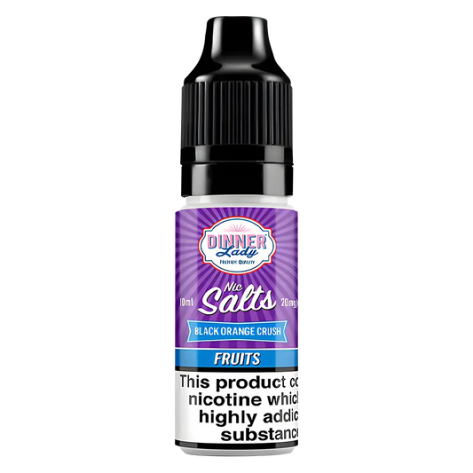 Dinner Lady Black Orange Crush Nic Salt Vape Juice