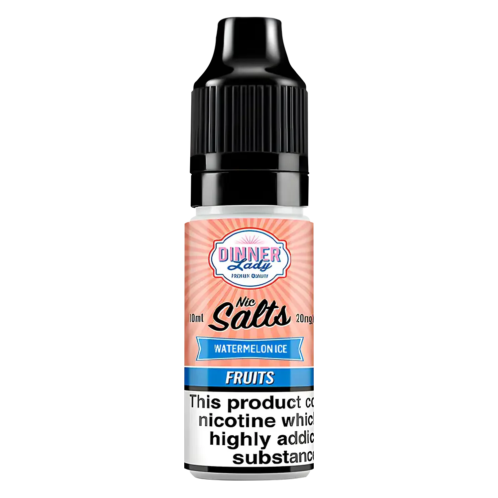 Dinner Lady Watermelon Ice Nic Salt Vape Juice