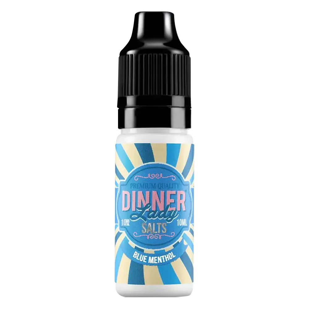 Dinner Lady Blue Menthol Nic Salt E-Liquid 10ml