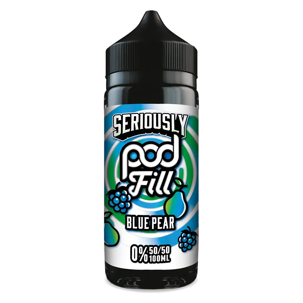 Seriously Pod Fill by Doozy Vape Blue Pear 100ml E-liquid