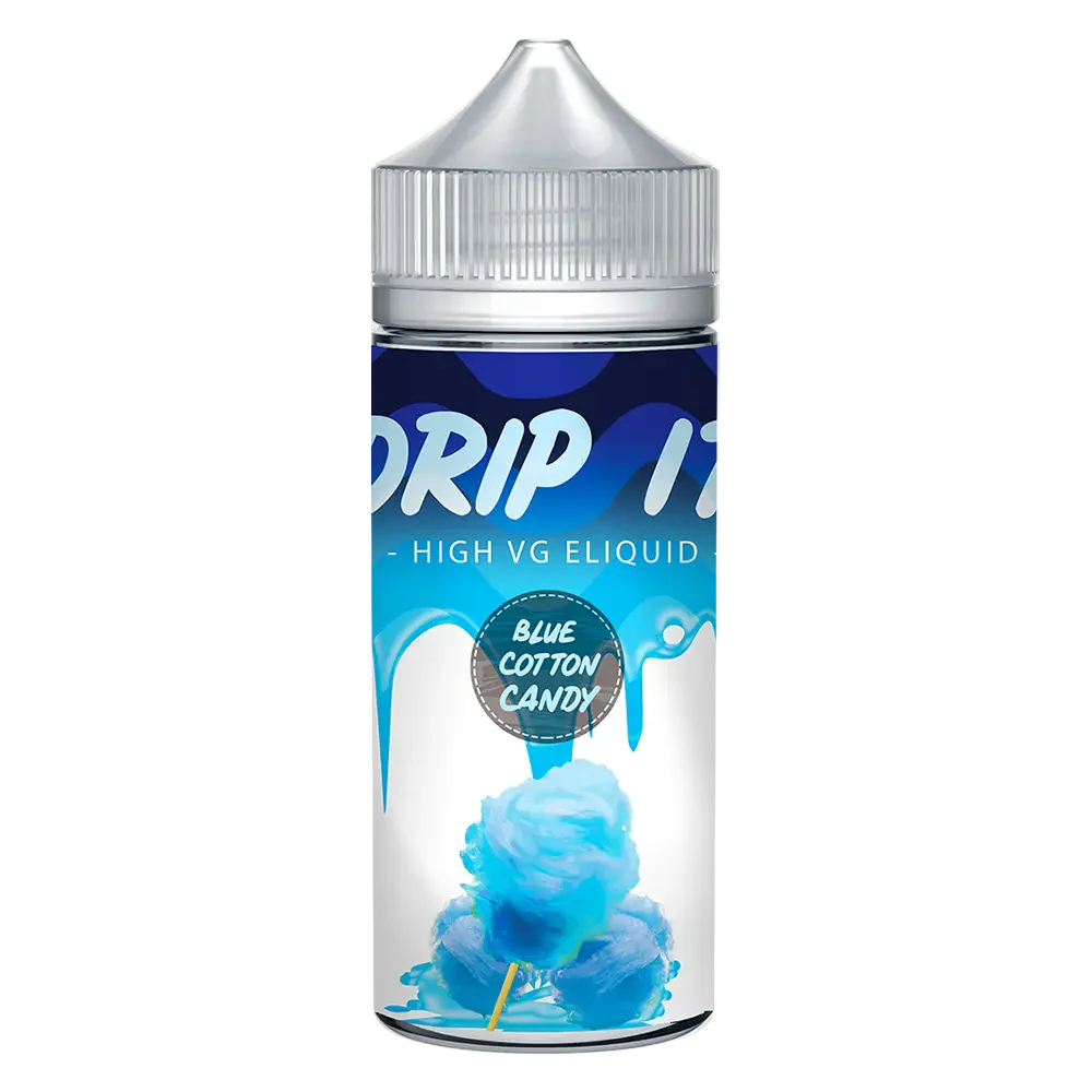 Drip it Blue Cotton Candy 100ml Shortfill e-Liquid