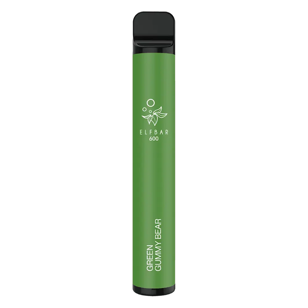 Elf Bar 600 Green Gummy Bear Disposable Vape