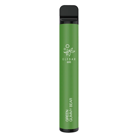 Elf Bar 600 Green Gummy Bear Disposable Vape