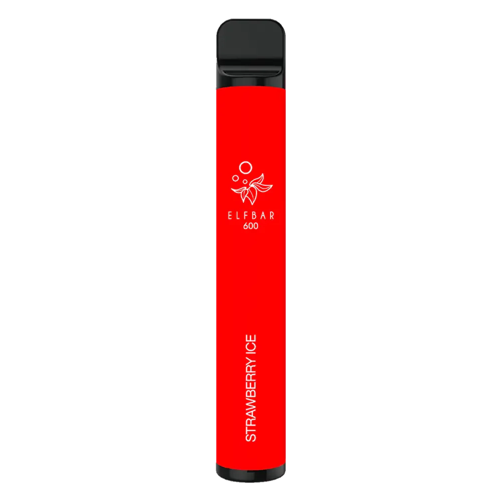 vape elf bar 600 Strawberry Ice Disposable 20mg Pod-Basisgerät elf bar 600 puffs Variation:Black Elfbar Elfa Pod ohne
