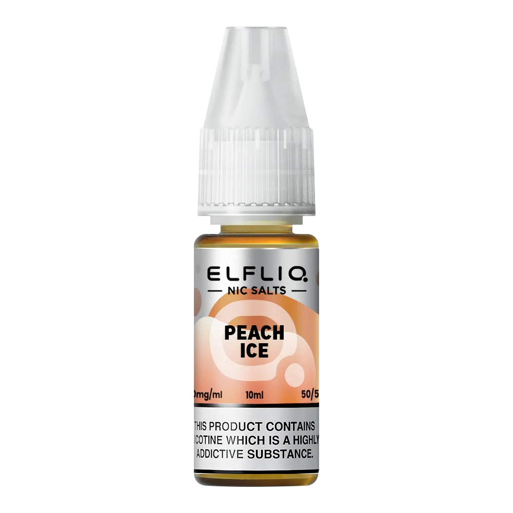 Elf Bar ElfLiq Peach Ice Nic Salt Vape Juice
