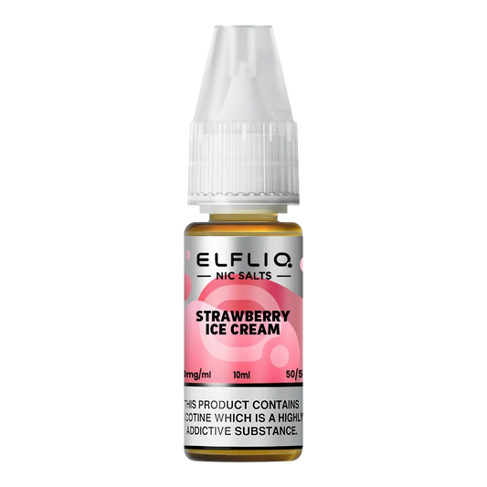 Elf Bar ElfLiq Strawberry Ice Cream Nic Salt Vape Juice