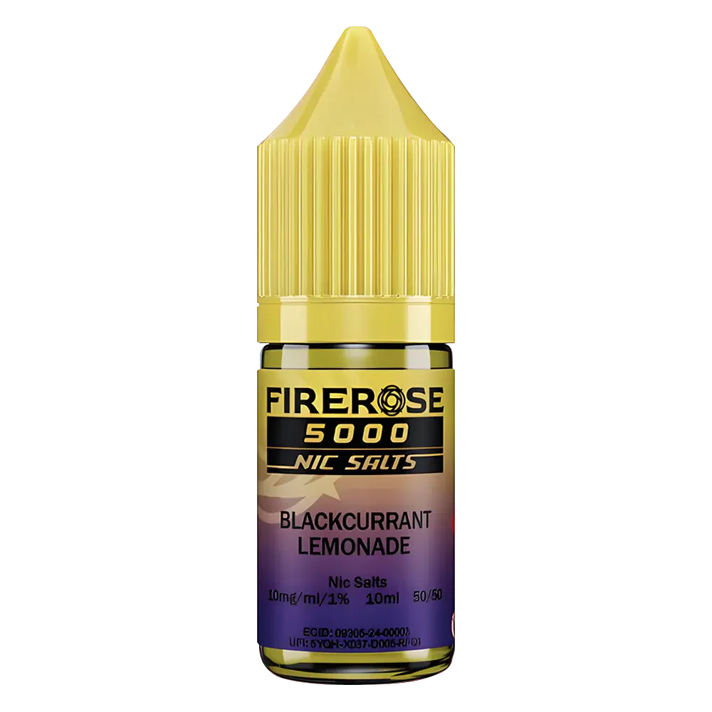 Blackcurrant Lemonade Elux Firerose 5000 Nic Salt Vape Juice