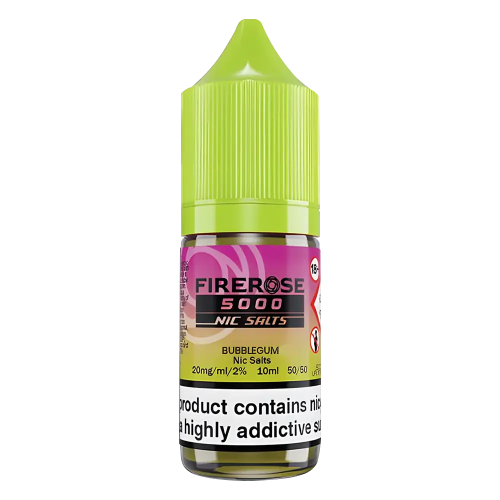 Bubblegum Elux Firerose 5000 Nic Salt Vape Juice