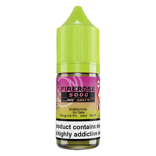 Bubblegum Elux Firerose 5000 Nic Salt Vape Juice