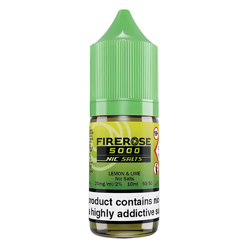 Lemon Lime Elux Firerose 5000 Nic Salt Vape Juice