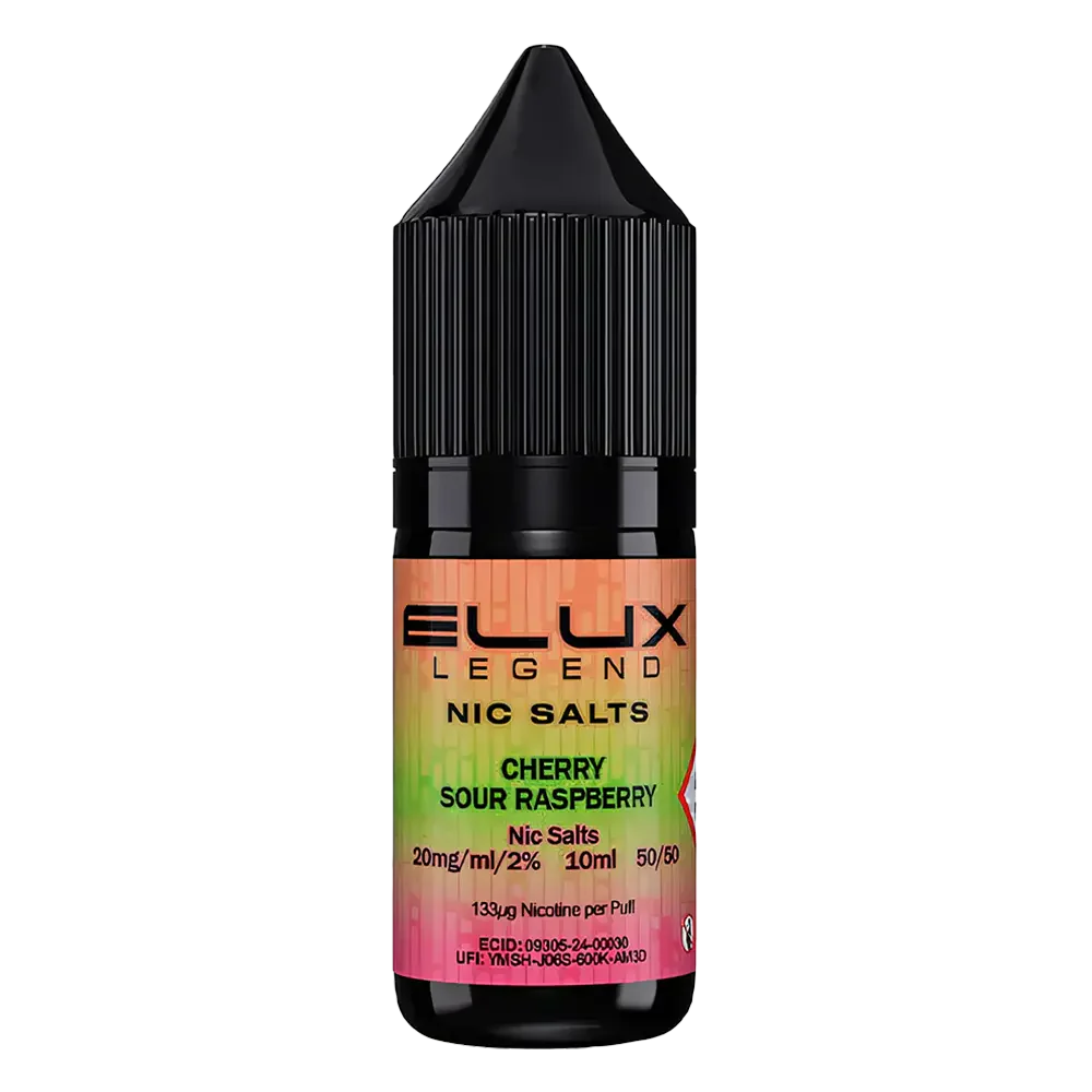Cherry Sour Raspberry Elux Legend Nic Salt Vape Juice