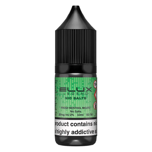 Fresh Menthol Mojito Elux Legend Nic Salt Vape Juice