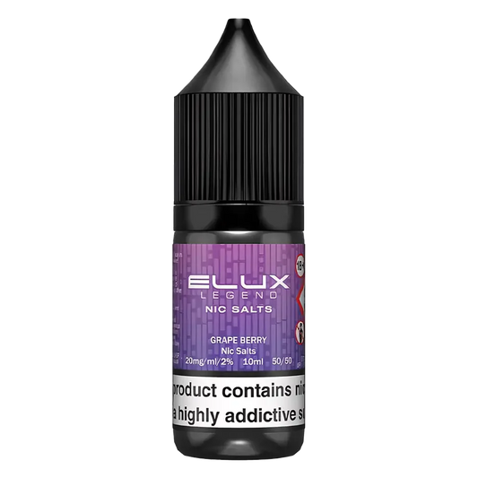 Grape Elux Legend Nic Salt Vape Juice