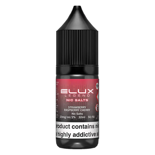 Strawberry Raspberry Cherry Elux Legend Nic Salt Vape Juice