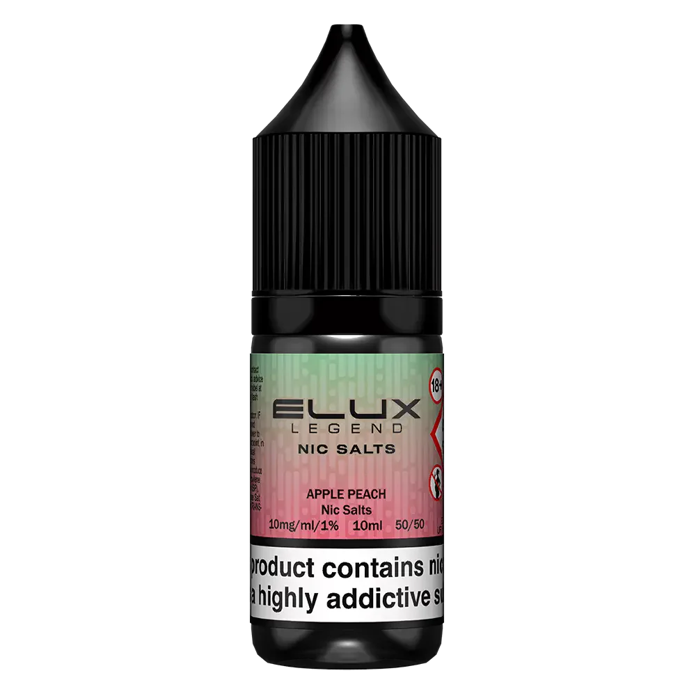 Apple Peach Elux Legend Nic Salt Vape Juice