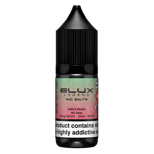 Apple Peach Elux Legend Nic Salt Vape Juice