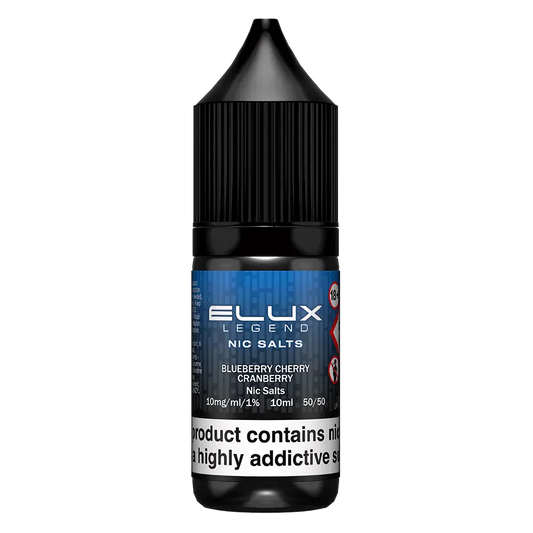 Bluberry Cherry Cranberry Elux Legend Nic Salts