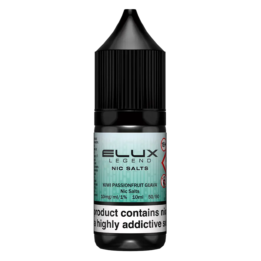 Kiwi Passionfruit Guava Elux Legend Nic Salt Vape Juice