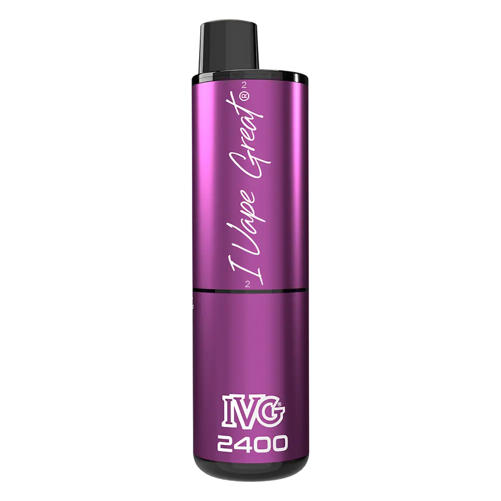 IVG 2400 Grape Ice Disposable Vape