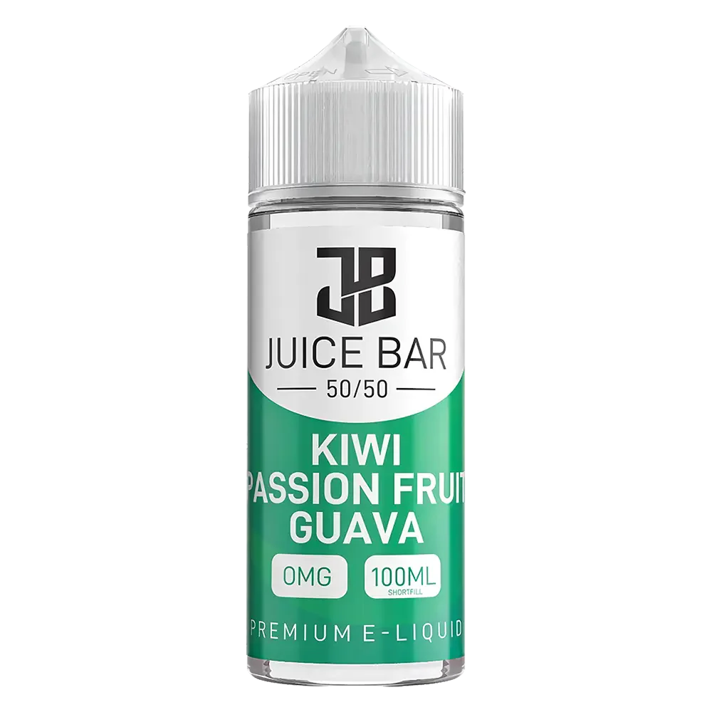Juice Bar Kiwi Passion Fruit Guava 100ml Shortfill E-Liquid