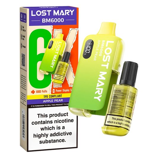 Lost Mary BM6000 Apple Pear Disposable Vape