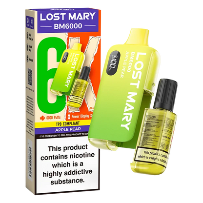 Lost Mary BM6000 Apple Pear Disposable Vape