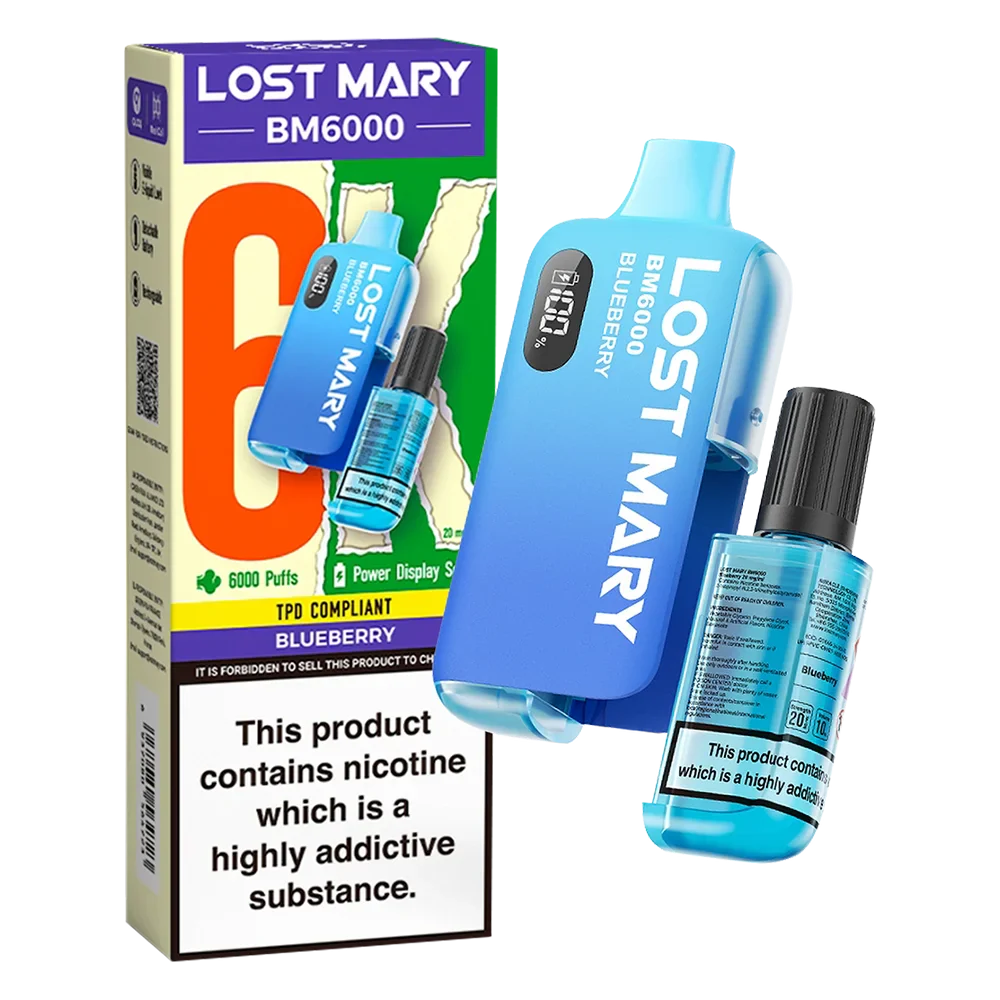 Lost Mary BM6000 Blueberry Disposable Vape