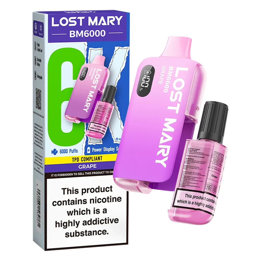 Lost Mary BM6000 Grape Disposable Vape