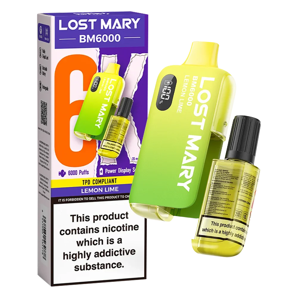 Lost Mary BM6000 Lemon Lime Disposable Vape