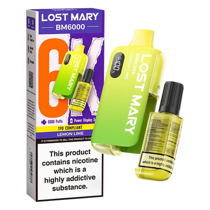 Lost Mary BM6000 Lemon Lime Disposable Vape