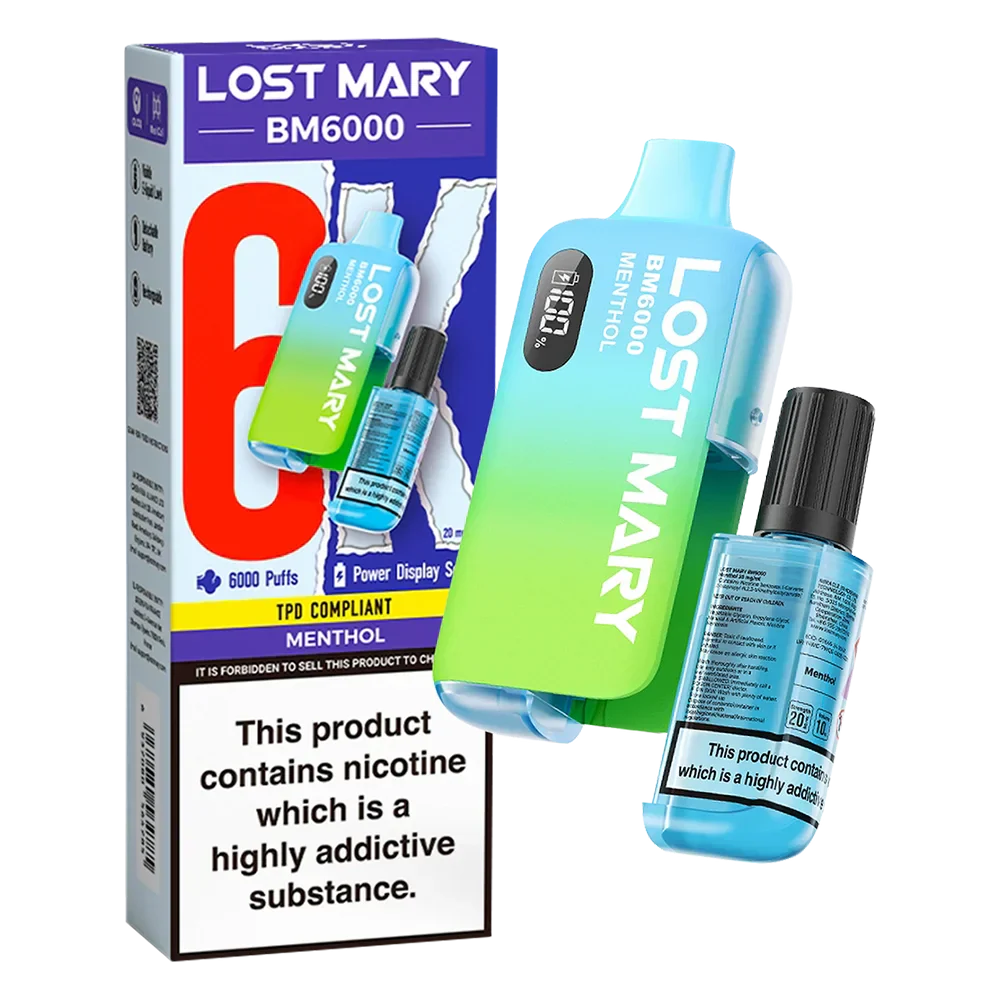 Lost Mary BM6000 Menthol Disposable Vape